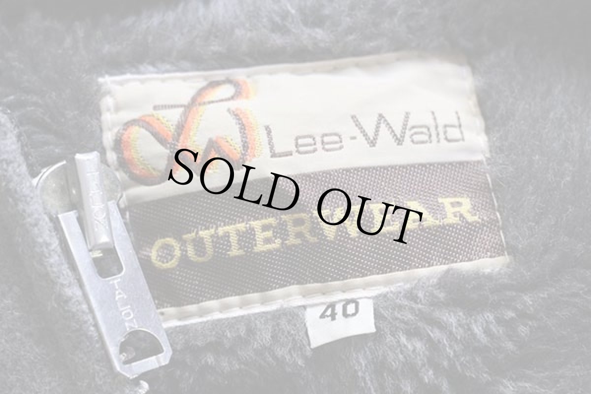 画像4: 80s USA製 Lee-Wald ボアライナー メルトン ウールパーカー グレー 40 (4)