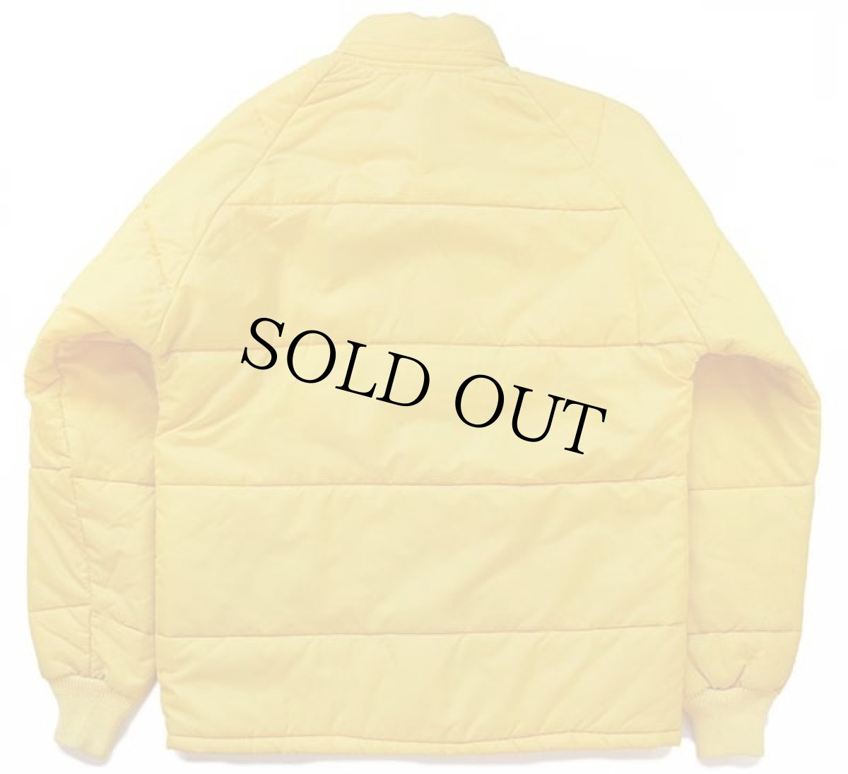 画像2: 80s USA製 ACTIVE GENERATION 中綿入り ナイロン レーシングジャケット 黄 M (2)