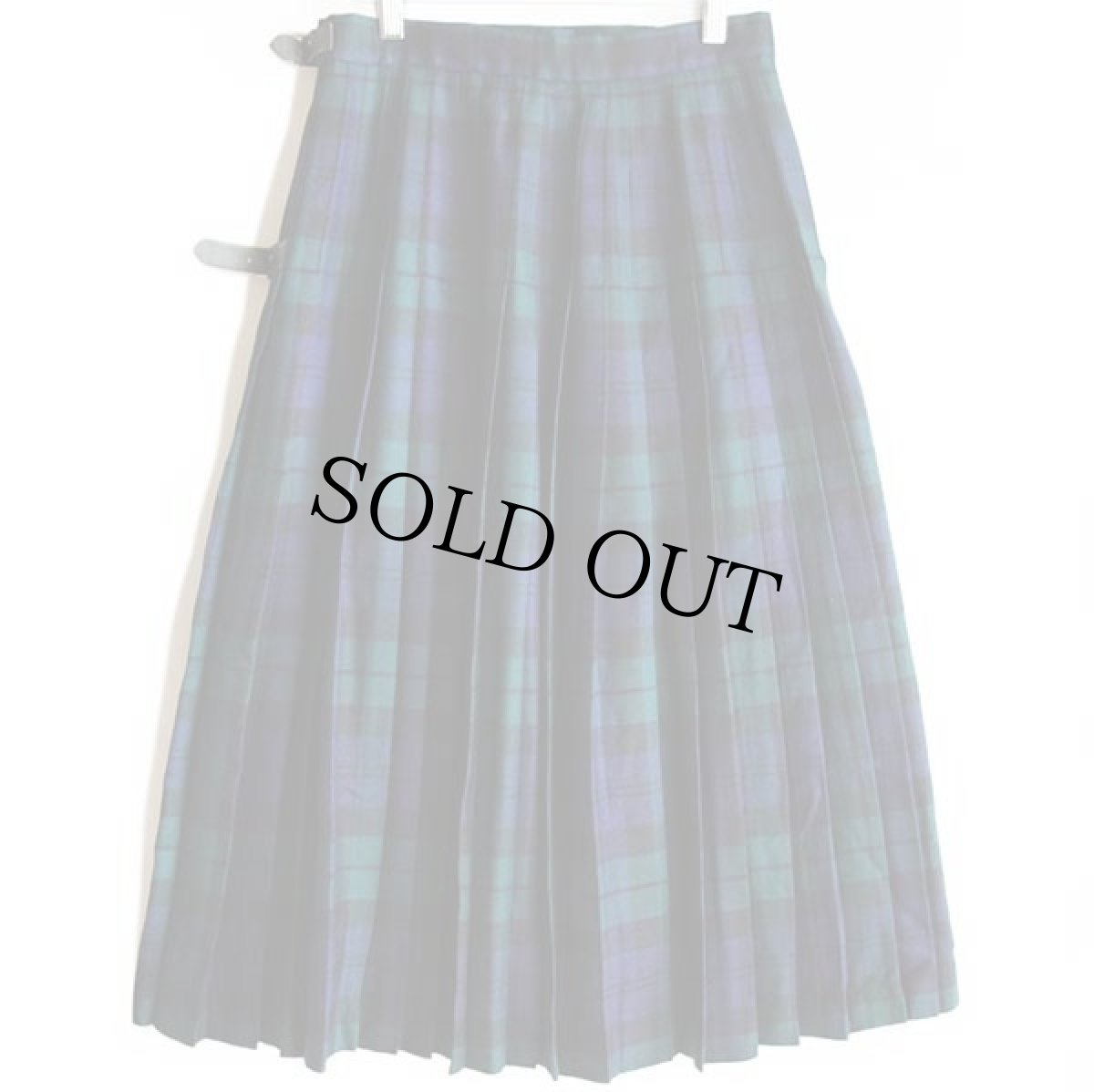 画像2: 英国製 Preswick&Moore ブラックウォッチ タータンチェック ロング ウール キルトスカート 8 (2)