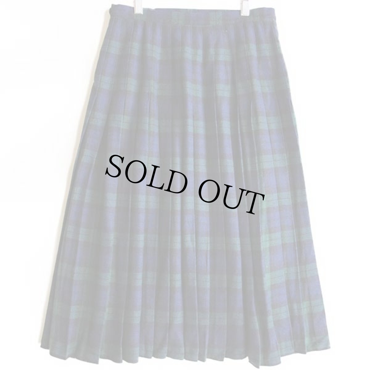 画像2: 80s フィンランド製 Pallo-Paita Oy ブラックウォッチ タータンチェック ロング キルトスカート C36 (2)