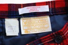 画像3: 70s USA製 PENDLETONペンドルトン AUTHENTIC BOYD TARTAN タータンチェック ウールスカート 12★D (3)