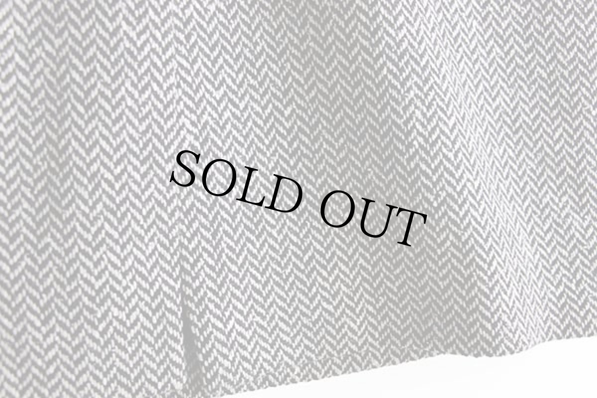 画像4: 90s USA製 Talbots ヘリンボーン ロング ウール×カシミヤ×シルク スカート 黒×白 8 (4)