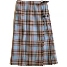 画像1: スコットランド製 The Tartan Gift Shops タータンチェック ロング ウール キルトスカート 26 (1)