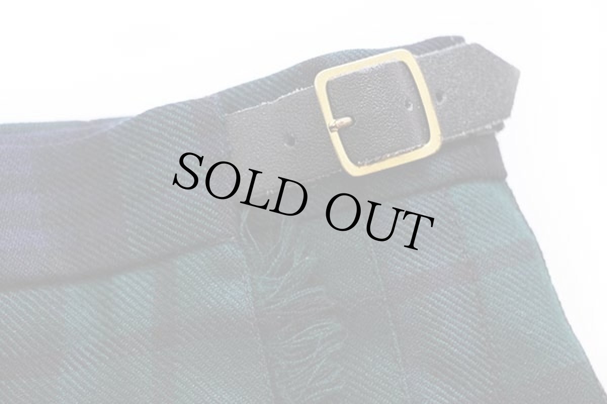 画像4: スコットランド製 JAMES PRINGLE WEAVERS ブラックウォッチ タータンチェック マキシ丈 ウール キルトスカート 14 (4)