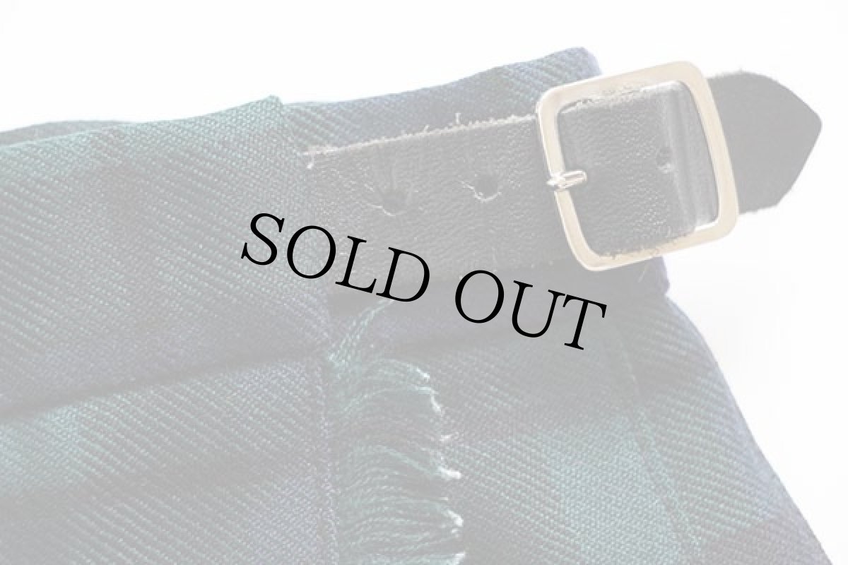 画像4: 英国製 Preswick&Moore ブラックウォッチ タータンチェック ロング ウール キルトスカート 8 (4)