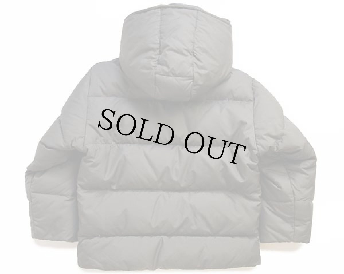 画像2: ポロ ラルフローレン ワンポイント フード付き ダウンジャケット グレーブラウン キッズ 5★パーカー (2)