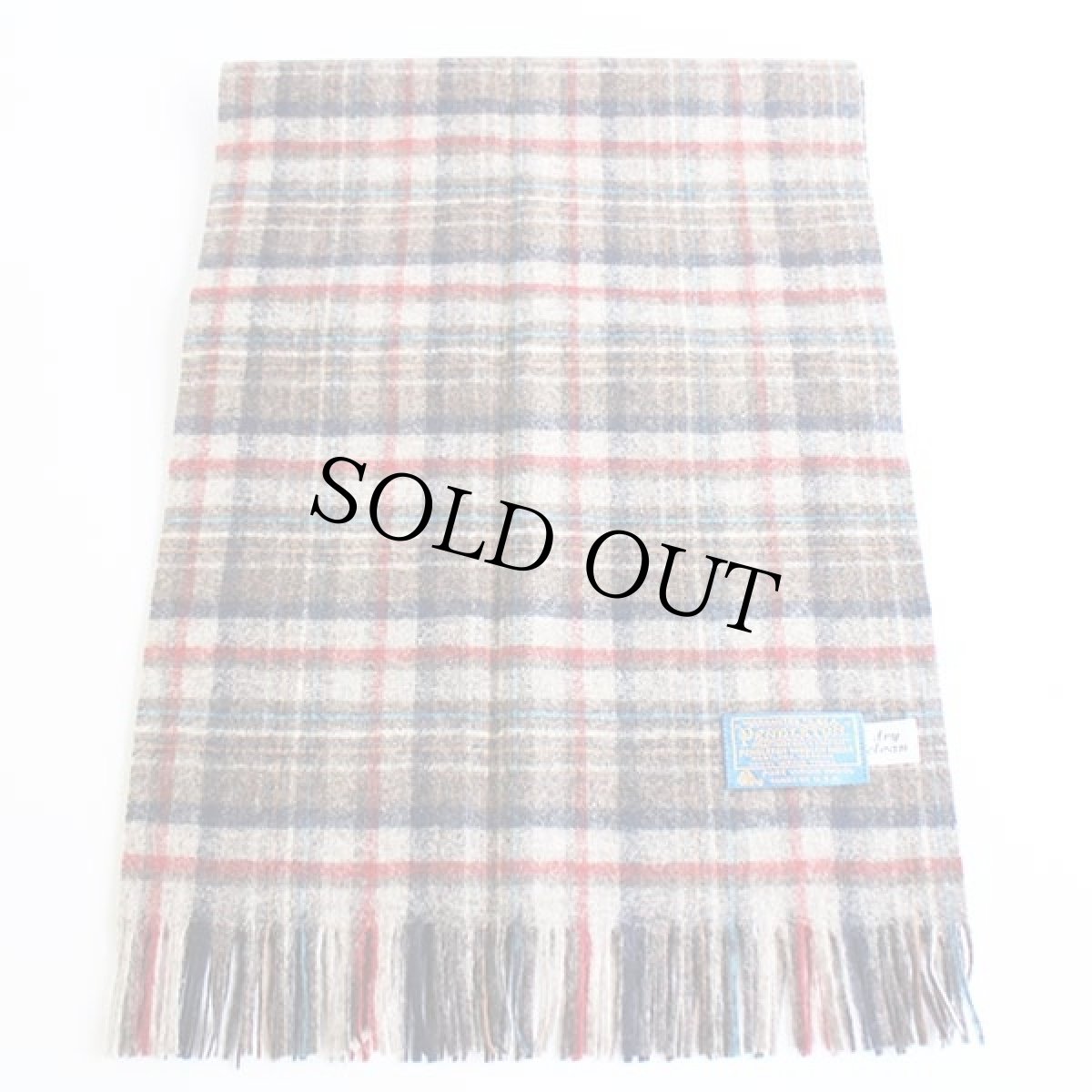 画像2: 70s USA製 PENDLETONペンドルトン タータンチェック ウール マフラー (2)