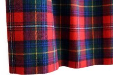 画像4: 70s USA製 PENDLETONペンドルトン AUTHENTIC BOYD TARTAN タータンチェック ウールスカート 12★D (4)