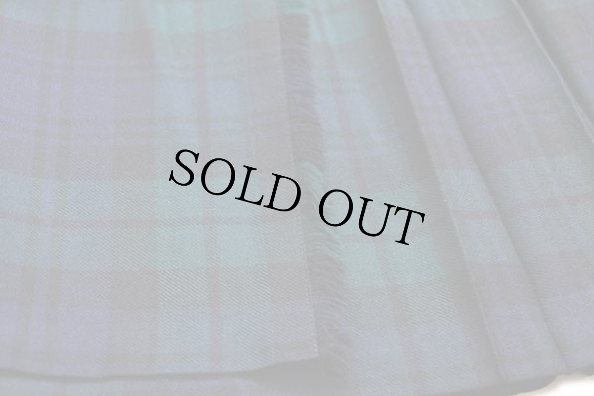 画像6: スコットランド製 JAMES PRINGLE WEAVERS ブラックウォッチ タータンチェック マキシ丈 ウール キルトスカート 14 (6)