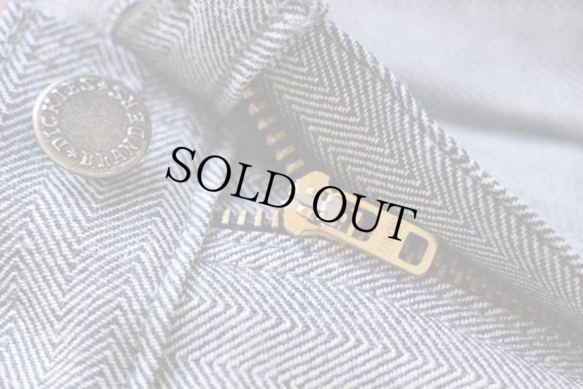 画像7: デッドストック★90s USA製 Dickiesディッキーズ HBT ヘリンボーンツイル ペインターパンツ w36 L32 (7)