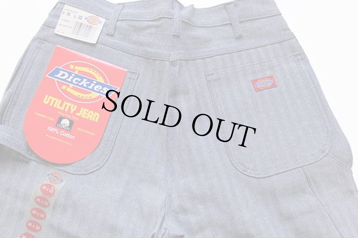 画像5: デッドストック★90s USA製 Dickiesディッキーズ HBT ヘリンボーンツイル ペインターパンツ w36 L32 (5)