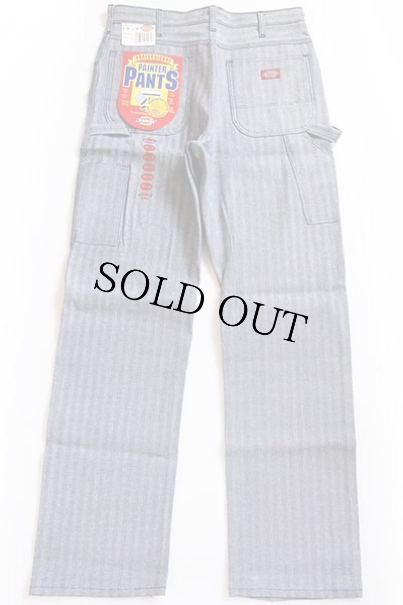画像3: デッドストック★90s USA製 Dickiesディッキーズ HBT ヘリンボーンツイル ペインターパンツ w34 L34 (3)