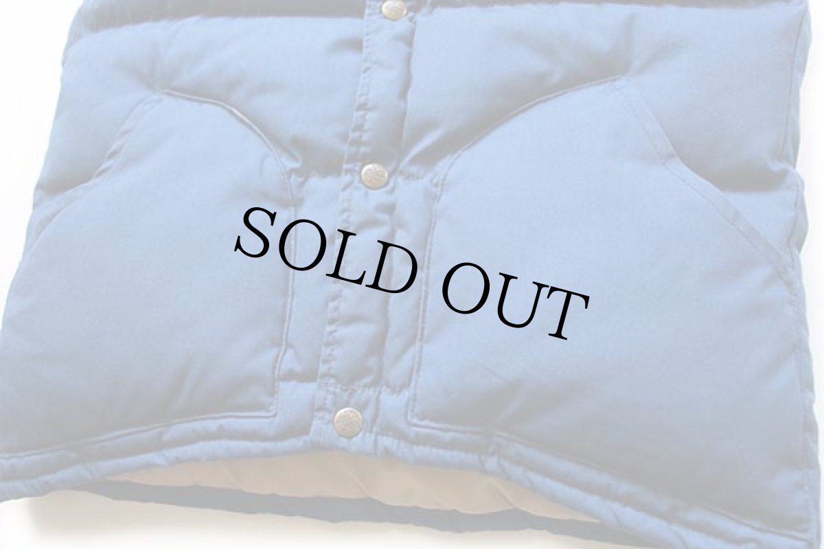 画像6: 80s USA製 CLASS-5 ダウンベスト 紺 S (6)