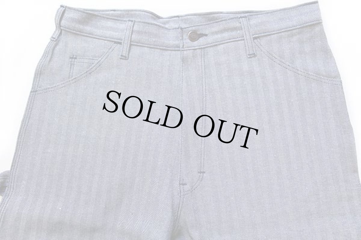 画像4: デッドストック★90s USA製 Dickiesディッキーズ HBT ヘリンボーンツイル ペインターパンツ w34 L34 (4)