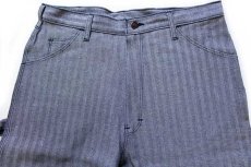 画像4: デッドストック★90s USA製 Dickiesディッキーズ HBT ヘリンボーンツイル ペインターパンツ w34 L34 (4)