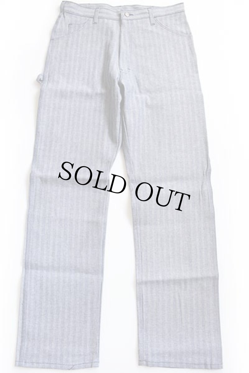 画像2: デッドストック★90s USA製 Dickiesディッキーズ HBT ヘリンボーンツイル ペインターパンツ w34 L34 (2)