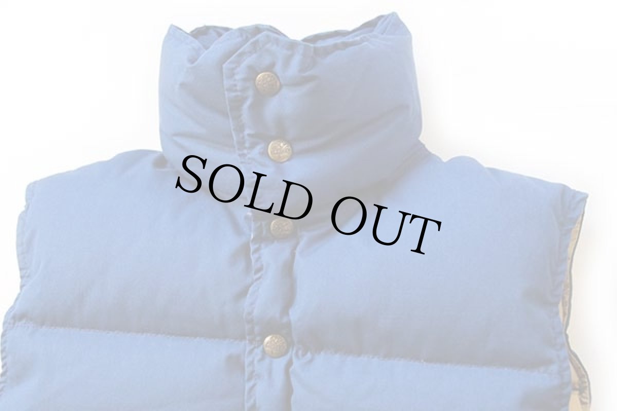 画像3: 80s USA製 CLASS-5 ダウンベスト 紺 S (3)