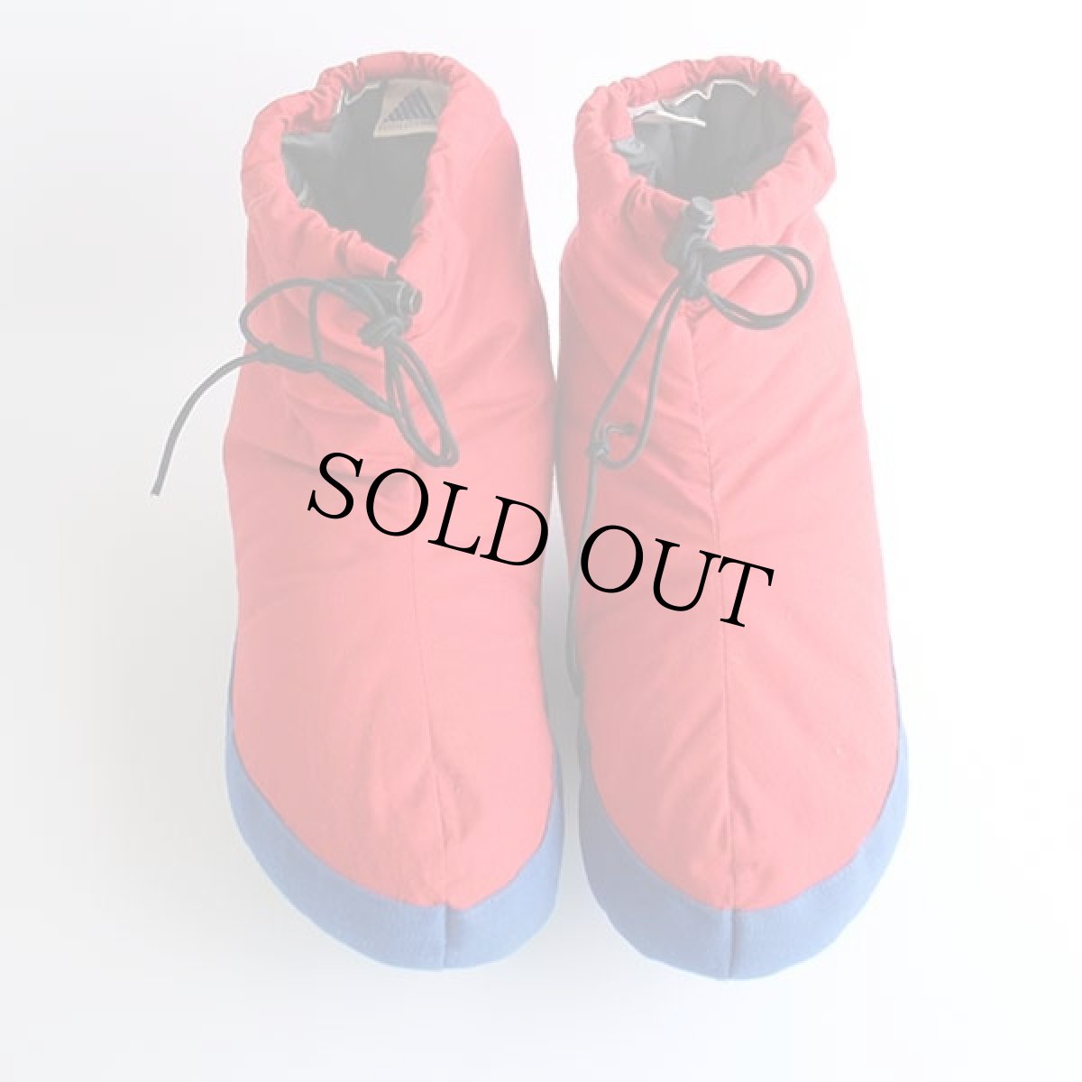 画像3: 80s SIERRA DESIGNSシエラデザイン ツートン ナイロン ダウン ルームシューズ 赤×青 (3)