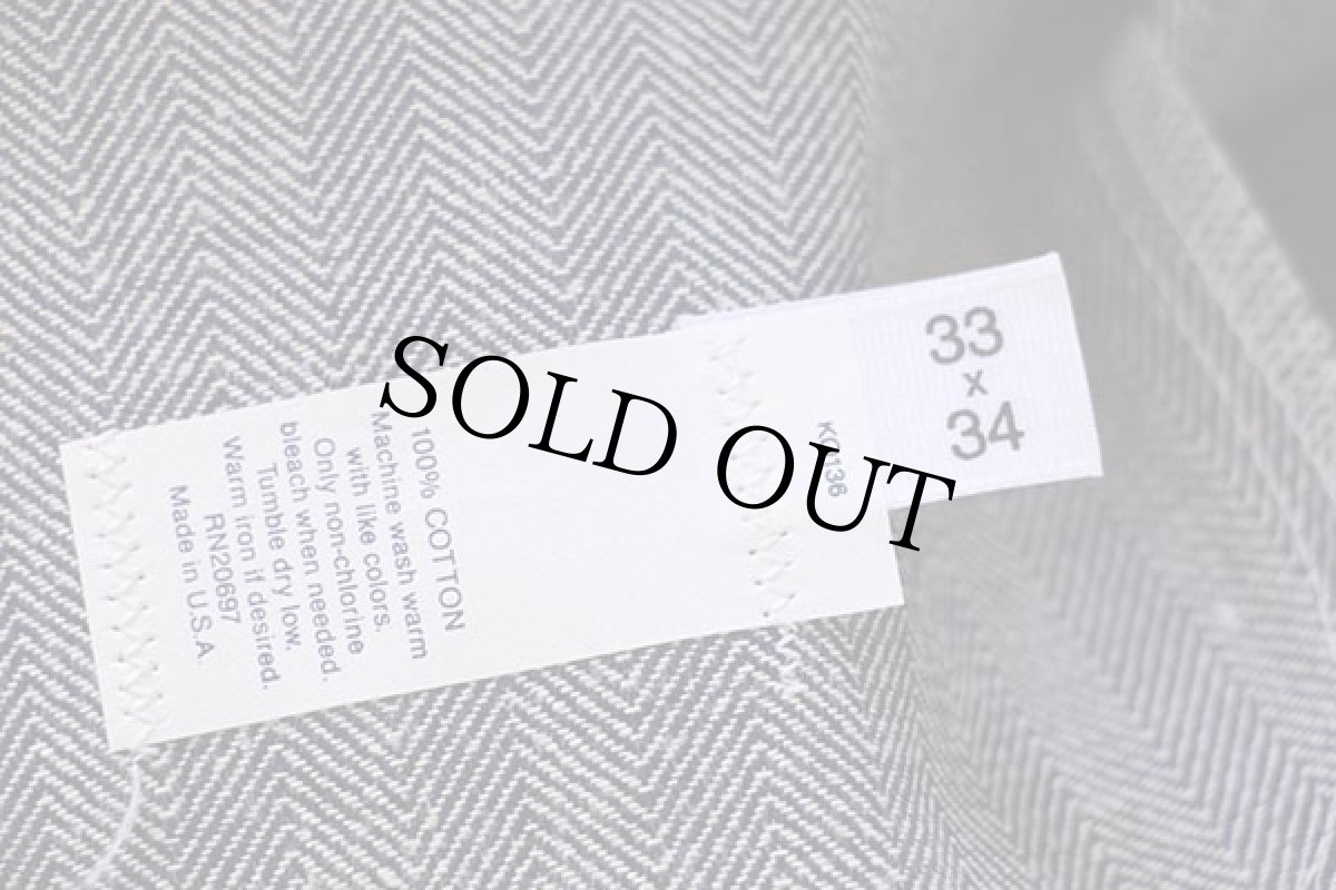 画像6: デッドストック★90s USA製 Dickiesディッキーズ HBT ヘリンボーンツイル ペインターパンツ w33 L34 (6)