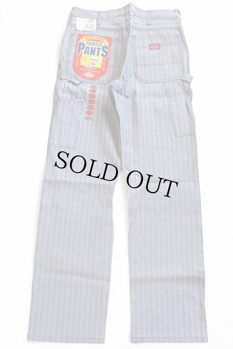 画像3: デッドストック★90s USA製 Dickiesディッキーズ HBT ヘリンボーンツイル ペインターパンツ w33 L34 (3)