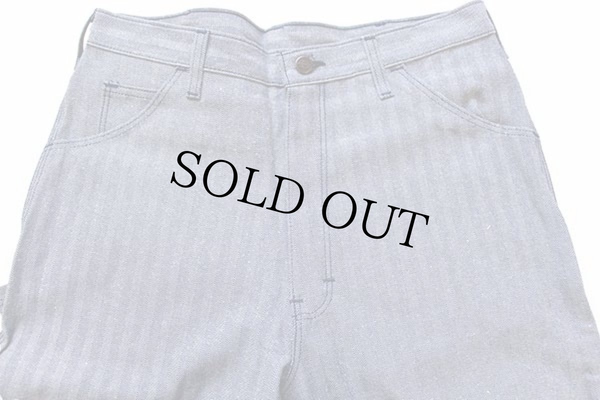 画像4: デッドストック★90s USA製 Dickiesディッキーズ HBT ヘリンボーンツイル ペインターパンツ w33 L34 (4)