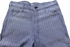 画像4: デッドストック★90s USA製 Dickiesディッキーズ HBT ヘリンボーンツイル ペインターパンツ w33 L34 (4)