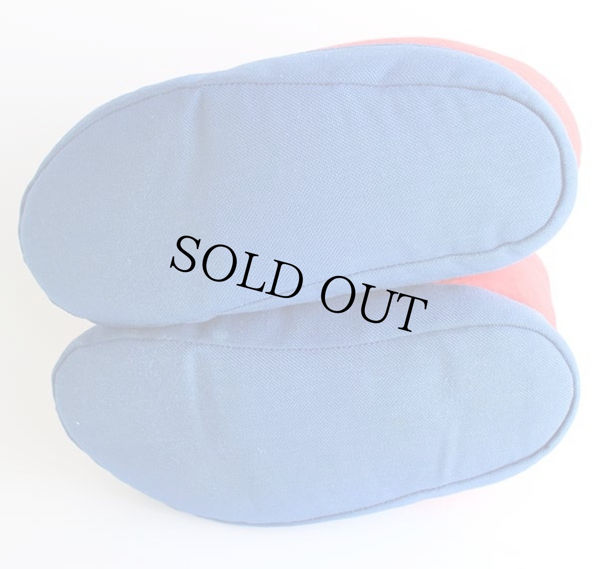 画像4: 80s SIERRA DESIGNSシエラデザイン ツートン ナイロン ダウン ルームシューズ 赤×青 (4)