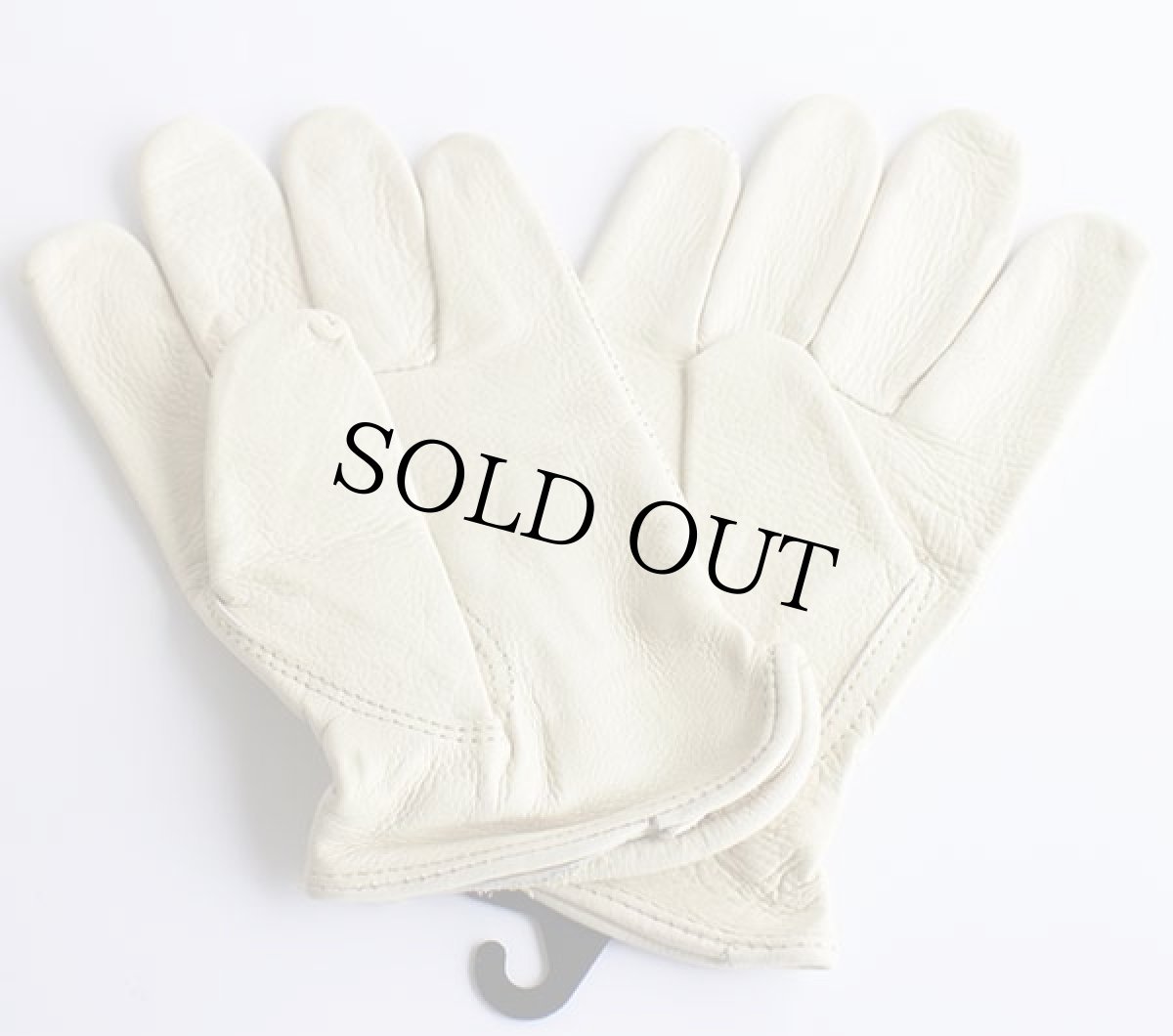 画像3: 未使用★Kincoキンコ カウハイド レザー ワーク グローブ アイボリー S★手袋 (3)
