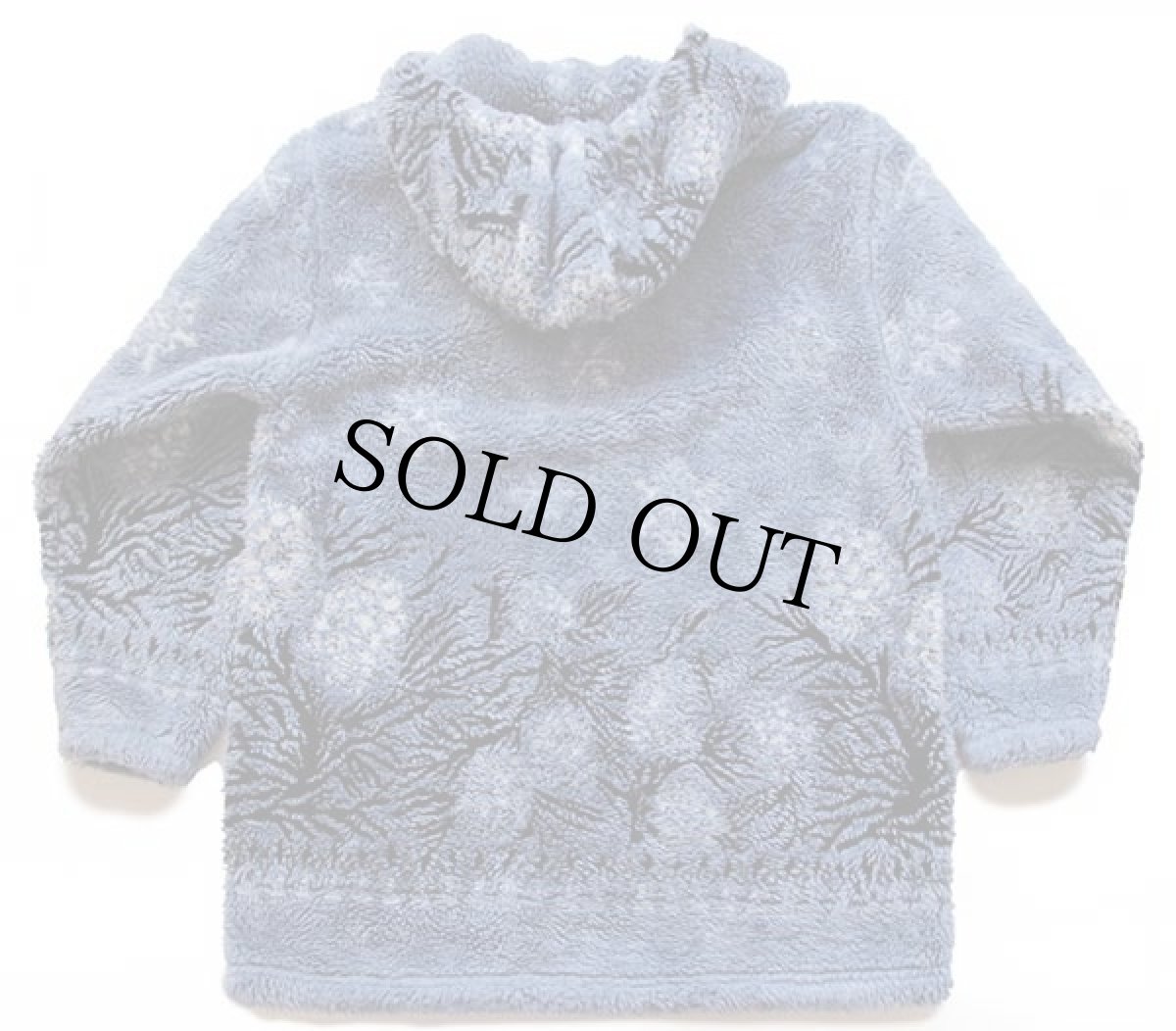 画像2: 90s USA製 MAZMANIA 雪柄 パイル フリースパーカー S (2)