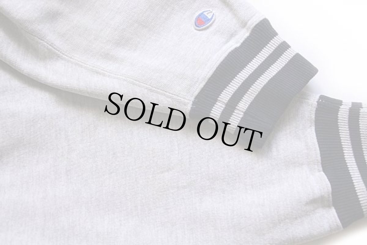 画像5: 90s USA製 Championチャンピオン NORTHWEST ARENA リブライン リバースウィーブ スウェット 杢グレー M (5)