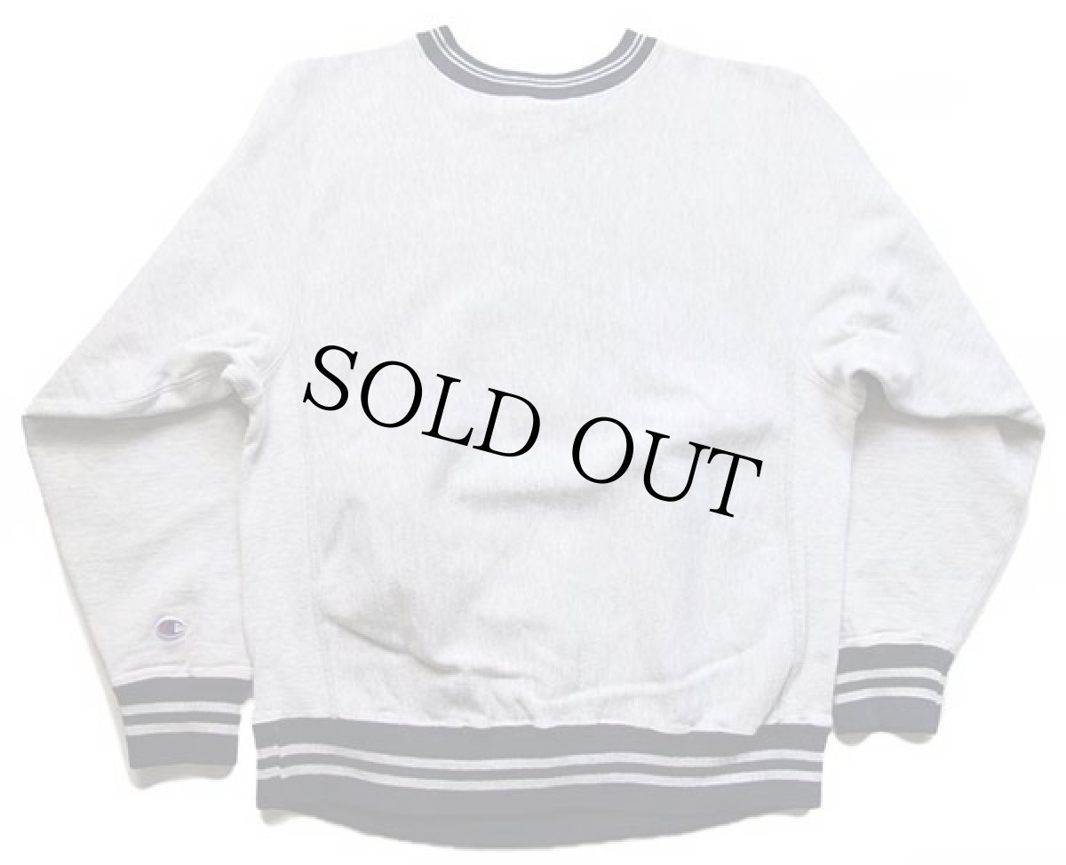 画像2: 90s USA製 Championチャンピオン NORTHWEST ARENA リブライン リバースウィーブ スウェット 杢グレー M (2)