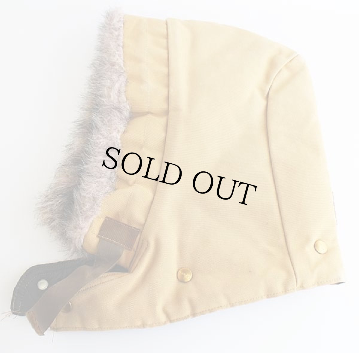 画像2: 80s USA製 carharttカーハート ARCTIC HOOD キルティングライナー ファー付き ダックフード 茶 (2)