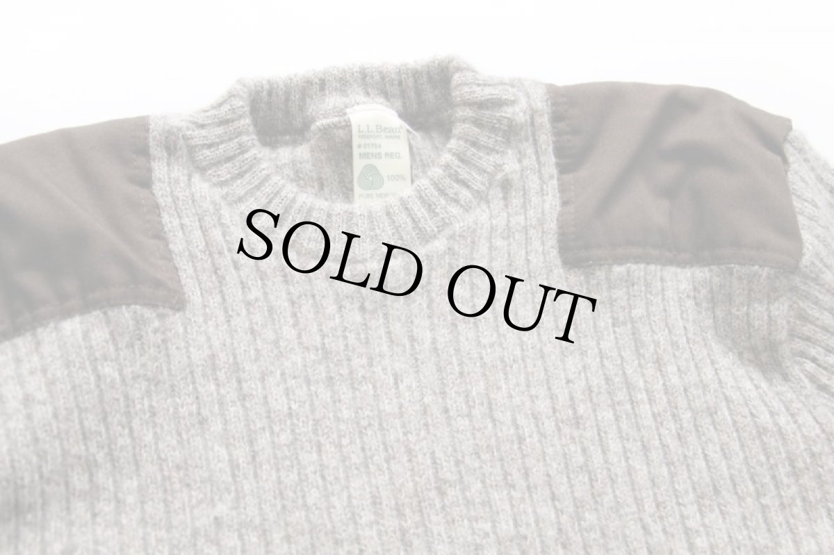 画像3: 90s 英国製 L.L.Bean ウールニット コマンドセーター (3)