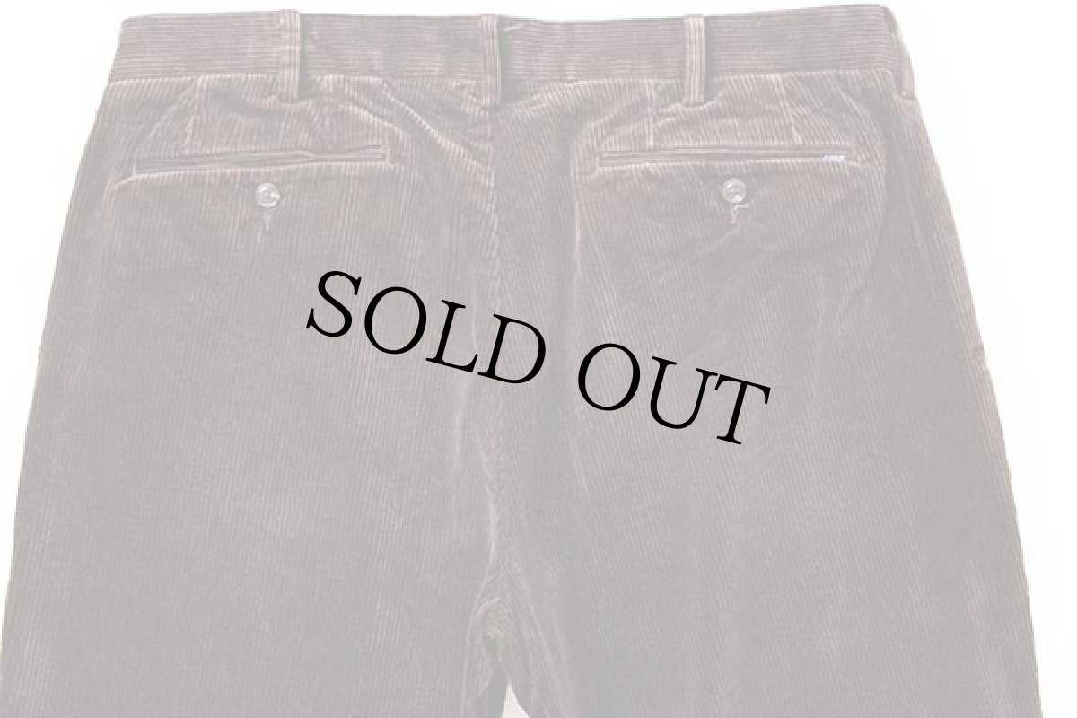 画像5: ポロ ラルフローレン 太畝 コーデュロイパンツ 焦げ茶 w36★スラックス (5)