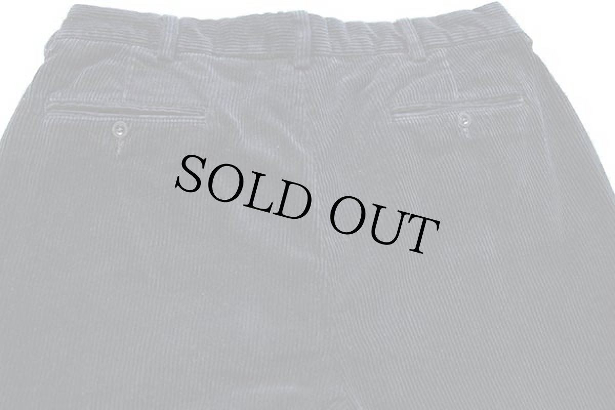 画像5: ポロ ラルフローレン ANDREW PANT ツータック 太畝 コーデュロイパンツ 黒 w36 L34★スラックス (5)