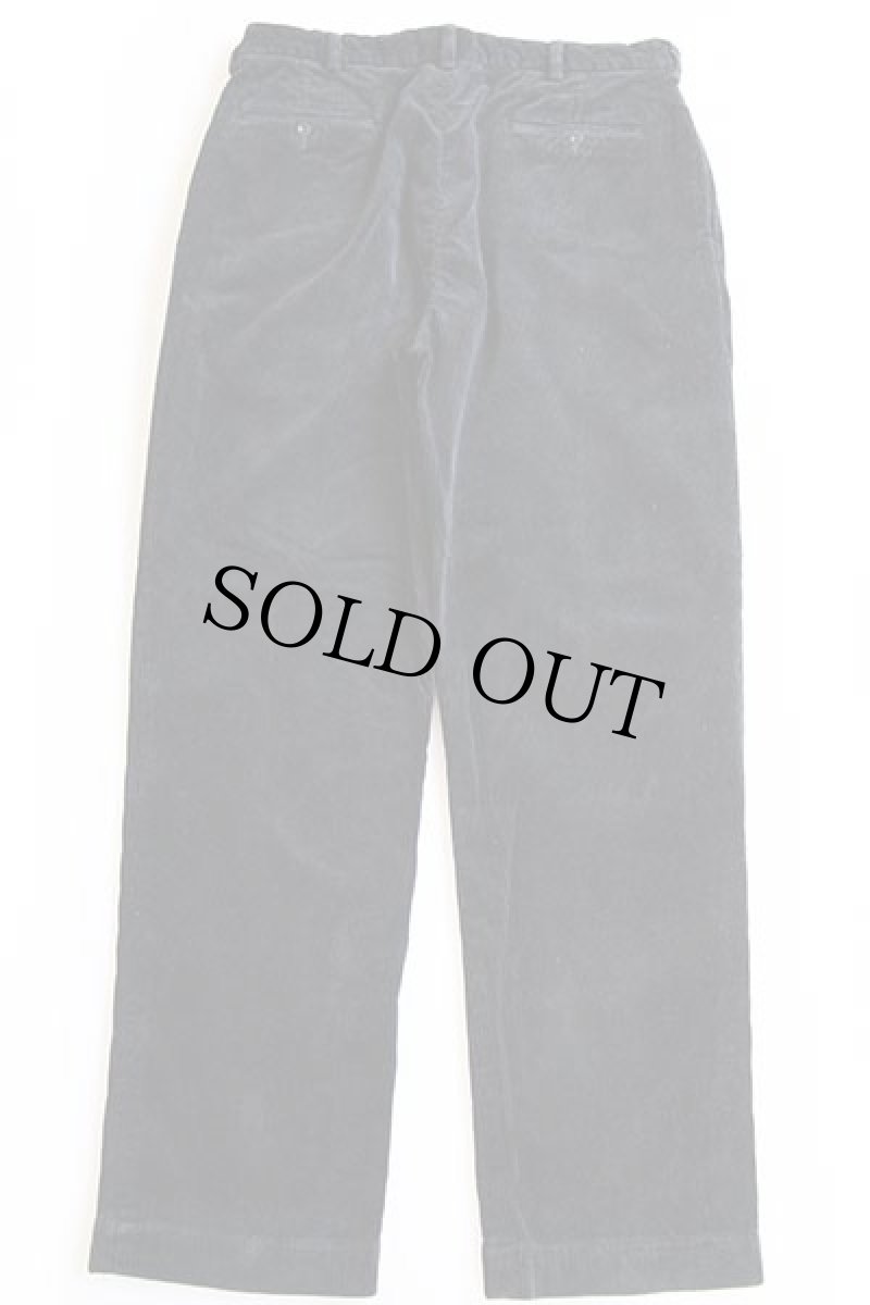 画像3: ポロ ラルフローレン ANDREW PANT ツータック 太畝 コーデュロイパンツ 黒 w36 L34★スラックス (3)