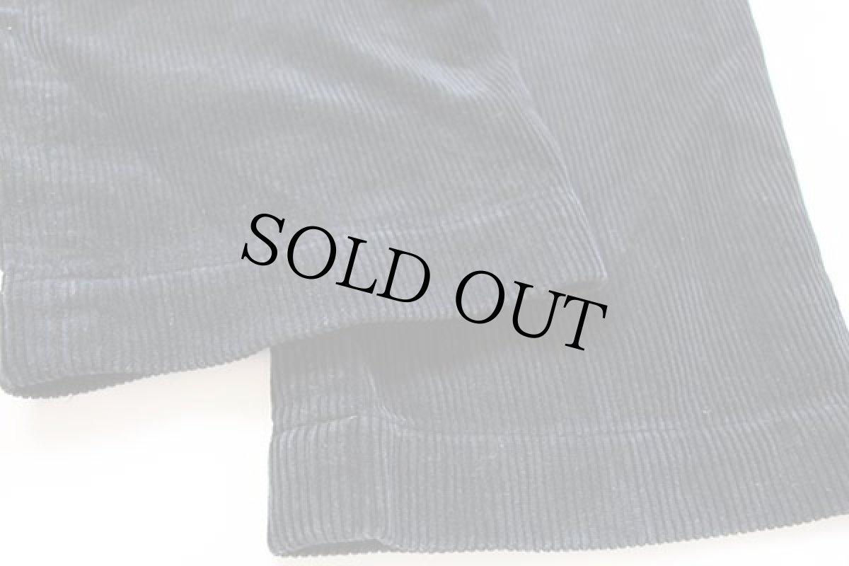 画像7: ポロ ラルフローレン ANDREW PANT ツータック 太畝 コーデュロイパンツ 黒 w36 L34★スラックス (7)