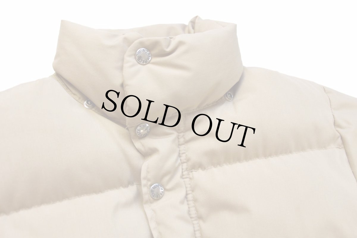 画像3: 80s USA製 THE NORTH FACEノースフェイス 茶タグ ダウンジャケット タン (3)