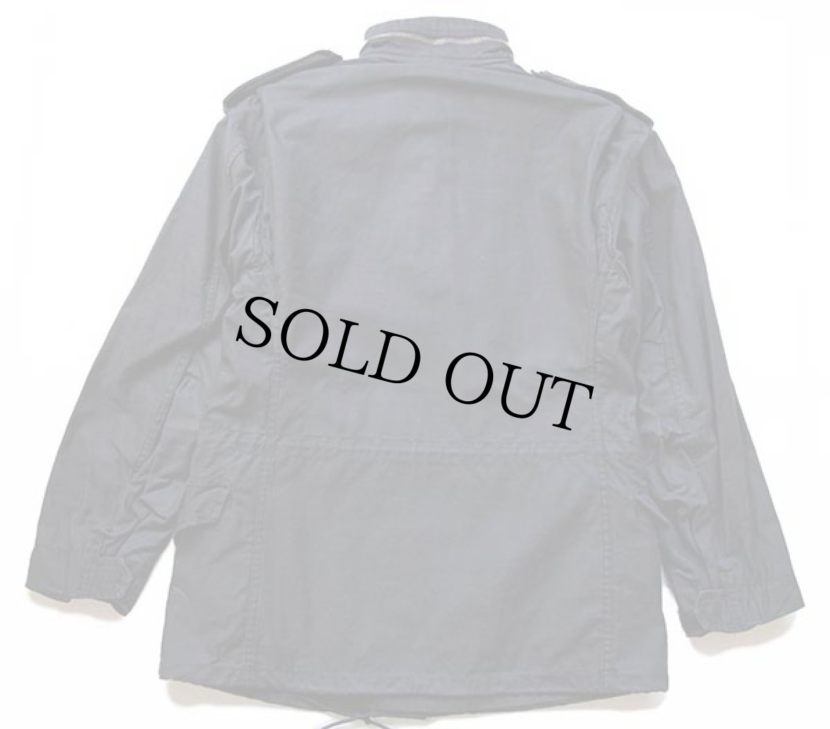 画像2: 90s USA製 ALPHAアルファ M-65 フィールドジャケット 黒 S-R (2)