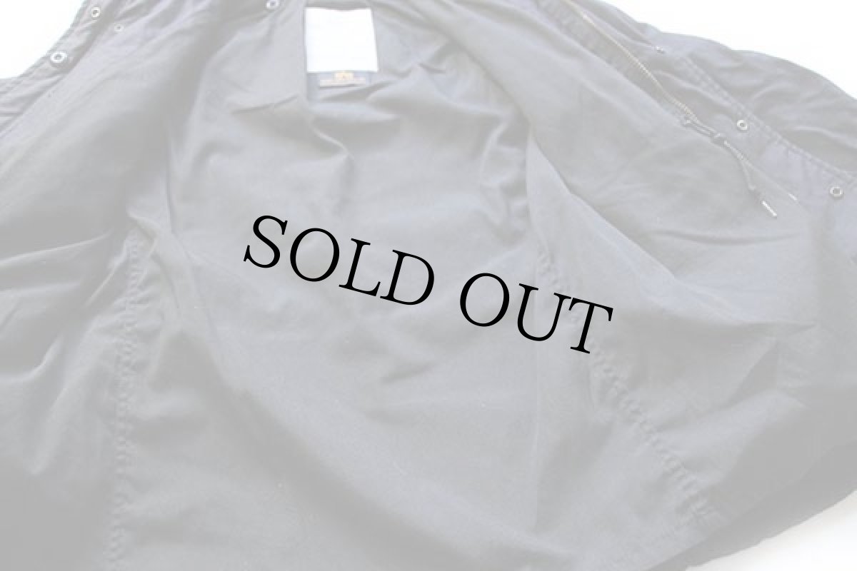 画像5: 90s USA製 ALPHAアルファ M-65 フィールドジャケット 黒 S-R (5)