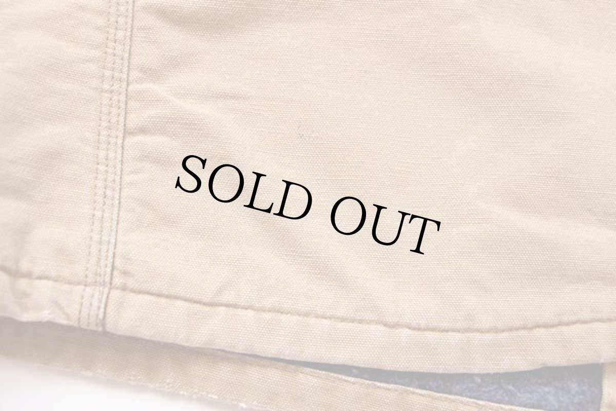 画像6: 80s carharttカーハート ブランケットライナー ダック地 チョアコート カバーオール 茶 (6)