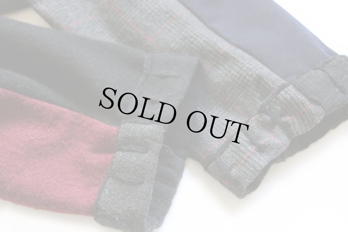 画像7: USA製 Baabaazuzu リメイク クレイジー 切り替え ウールジャケット L (7)