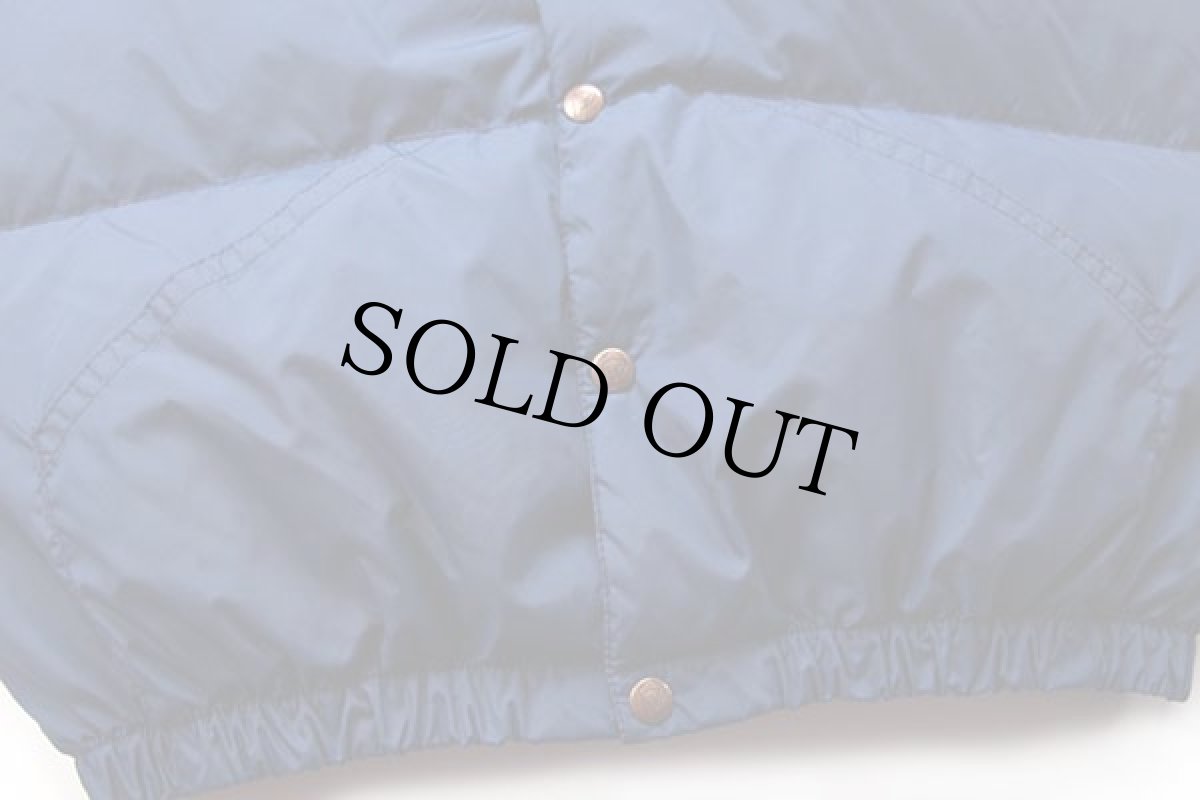 画像6: 90s USA製 Penfieldペンフィールド ナイロン ダウンベスト 紺 L (6)