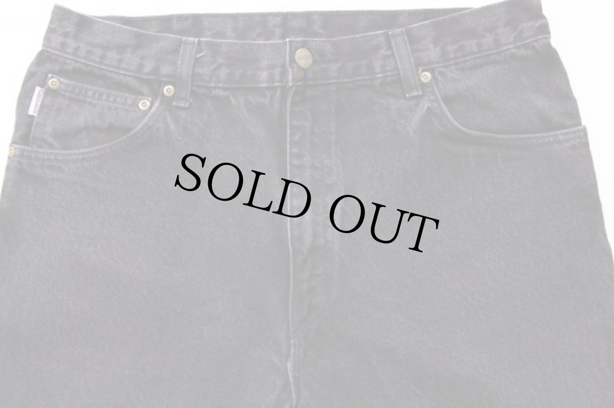 画像4: 00s USA製 carharttカーハート ブラック デニムパンツ w36 L36 (4)