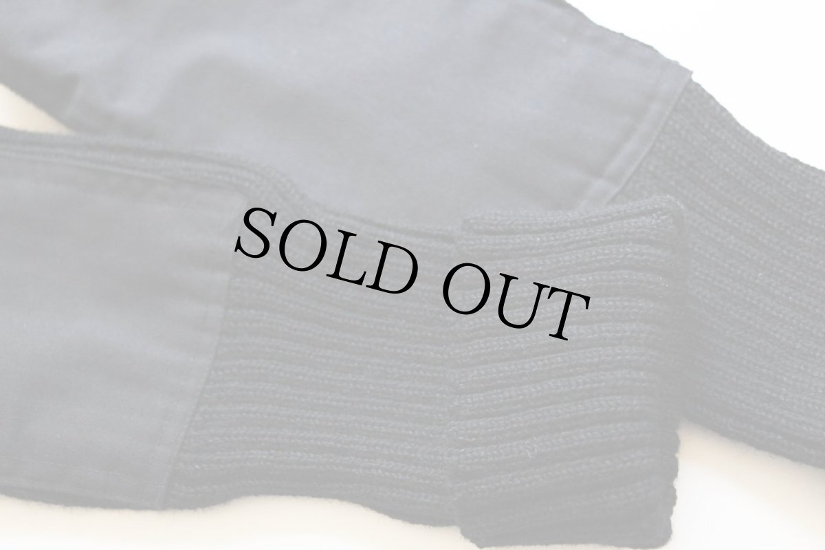 画像6: USA製 JACK YOUNG Vネック ウールニット コマンドセーター 黒 40 (6)