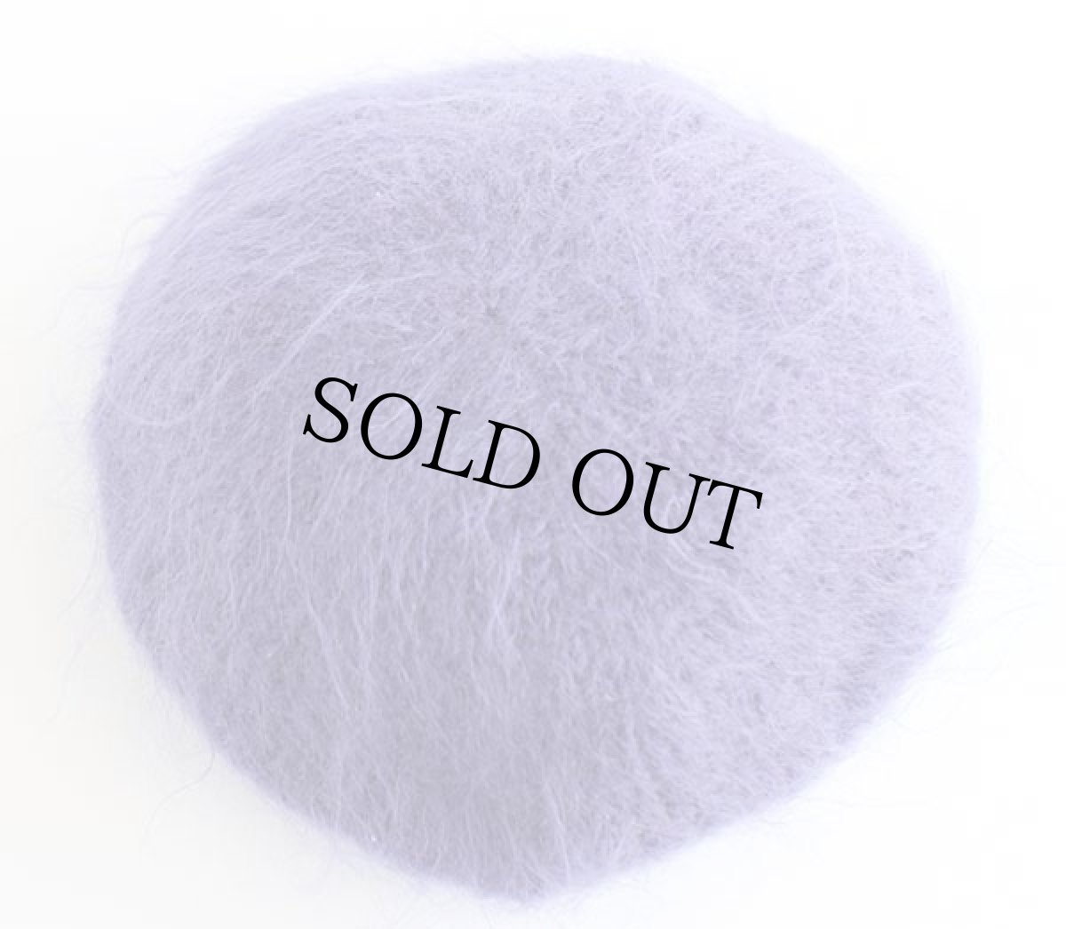 画像3: ビンテージ ハンドメイド モヘヤ ニット ベレー帽 紫 (3)