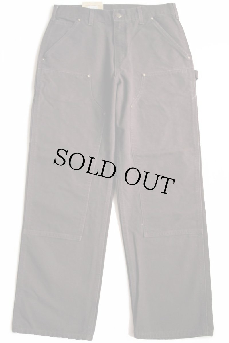 画像2: 未使用★メキシコ製 carharttカーハート ダック地 ダブルニー ペインターパンツ 焦げ茶 w32 L30 (2)