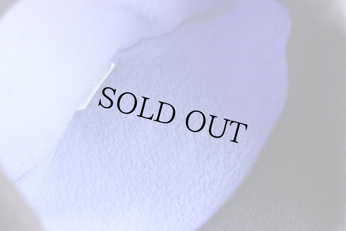 画像5: 80s USA製 patagoniaパタゴニア ロゴ刺繍 ツートン フリースキャップ 薄紫×紺 L (5)