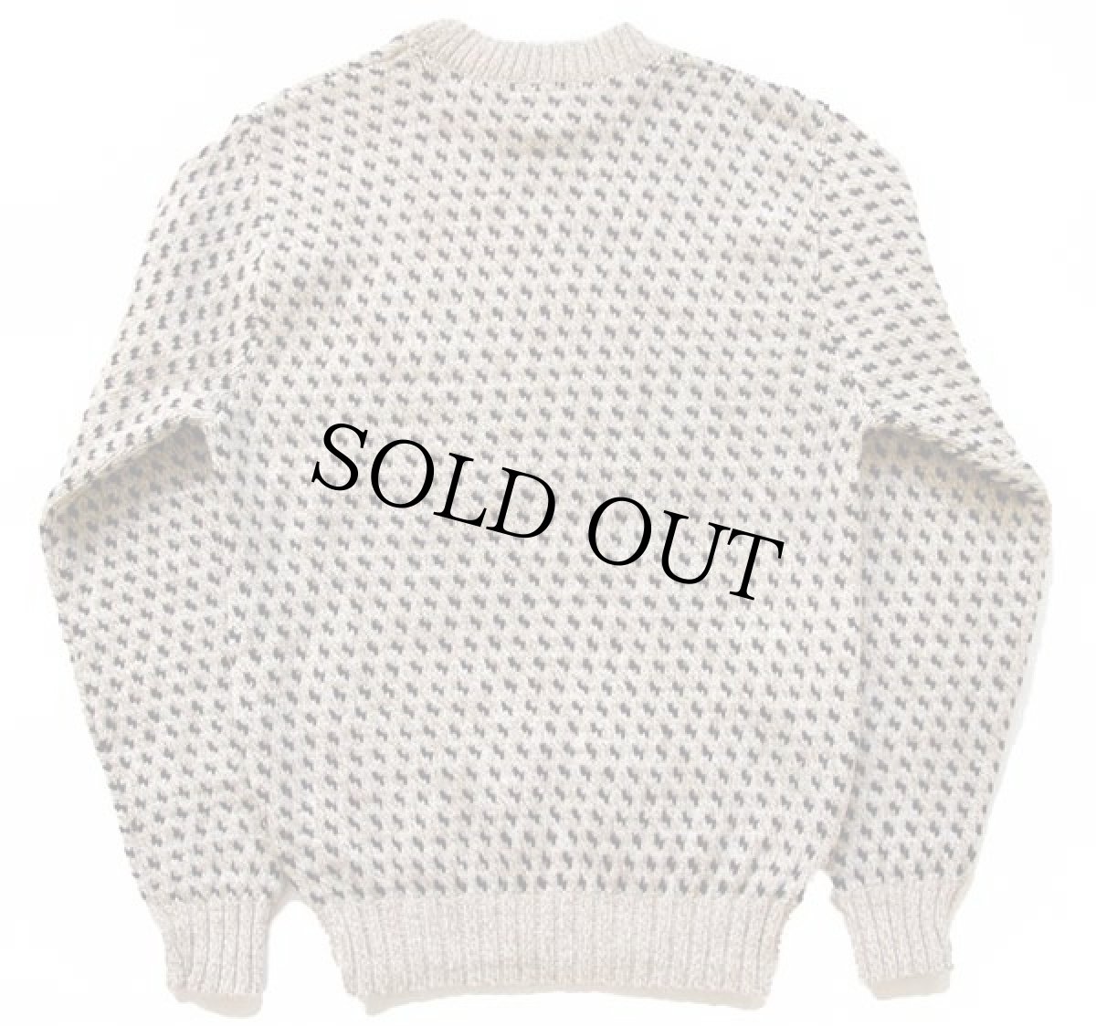 画像2: 80s USA製 Winona Knits バーズアイ ウールニット セーター M (2)