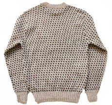 画像2: 80s USA製 Winona Knits バーズアイ ウールニット セーター M (2)